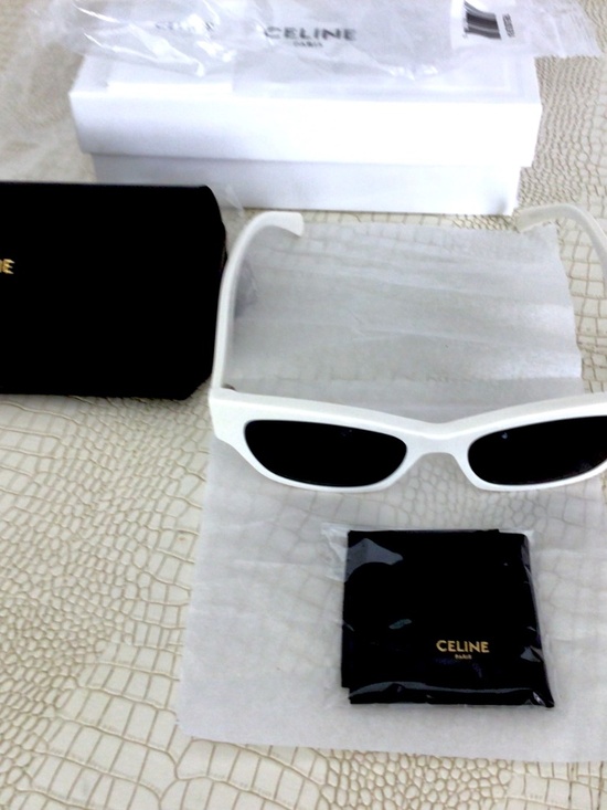 Rare Brand-New Celine White MONOCHROMS CL40197U Sunglasses main image 11